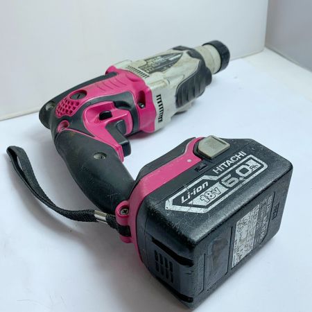  HITACHI 日立 16mm ロータリハンマドリル　バッテリー1個 DH18DSL ショッキングピンク