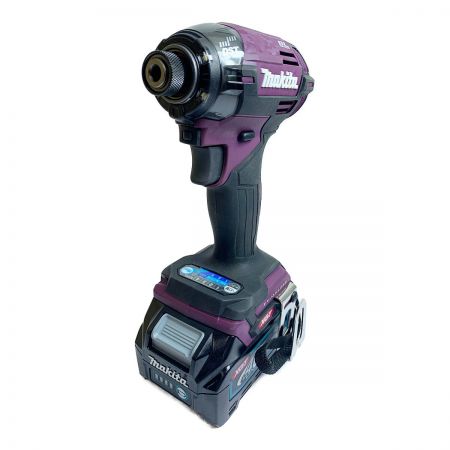 MAKITA マキタ 40V　充電式インパクトドライバ　付属品完備 TD002GDXAP パープル