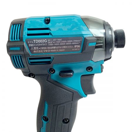  MAKITA マキタ 40V 充電式インパクトドライバ　付属品完備 TD002DRGX ブルー