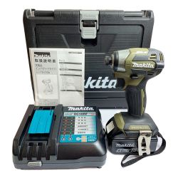 ♭♭ MAKITA マキタ 充電式インパクトドライバ　18V TD173D オリーブ バッテリ1個、ケース、充電器付 Aランク