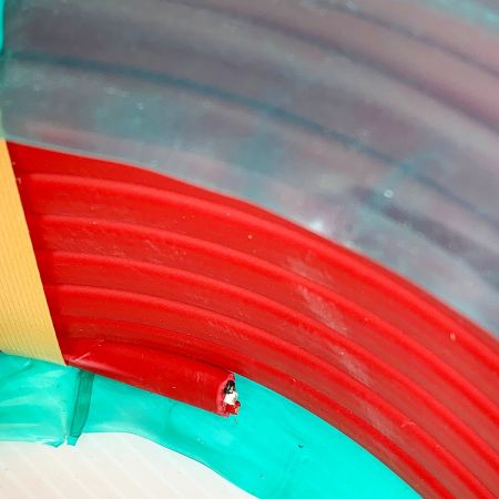  協和電線 エコケーブル　EM-EEF　3x2.0mm　100m　15.5kg EM-EEF3x2.0mm 赤