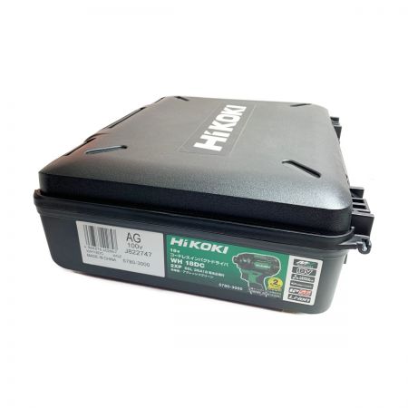  HiKOKI ハイコーキ 18v　コードレスインパクトドライバ　 WH18DC グリーン 充電器・充電池2個・ケース付