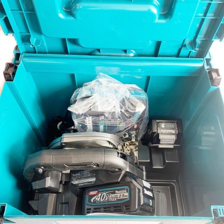  MAKITA マキタ 【未使用品】40Vmax 165mm 充電式丸ノコ (バッテリ2個・充電器・ケース付） HS001GRDX ブラック