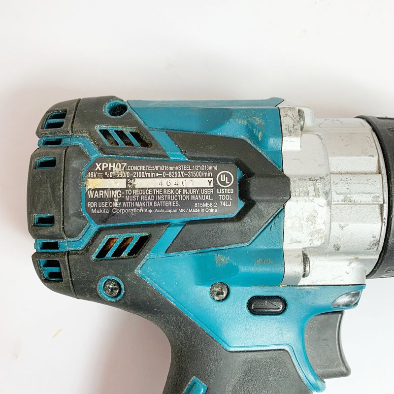 中古】 MAKITA マキタ 18ｖ 充電式ドライバドリル 本体のみ XPH07 ...