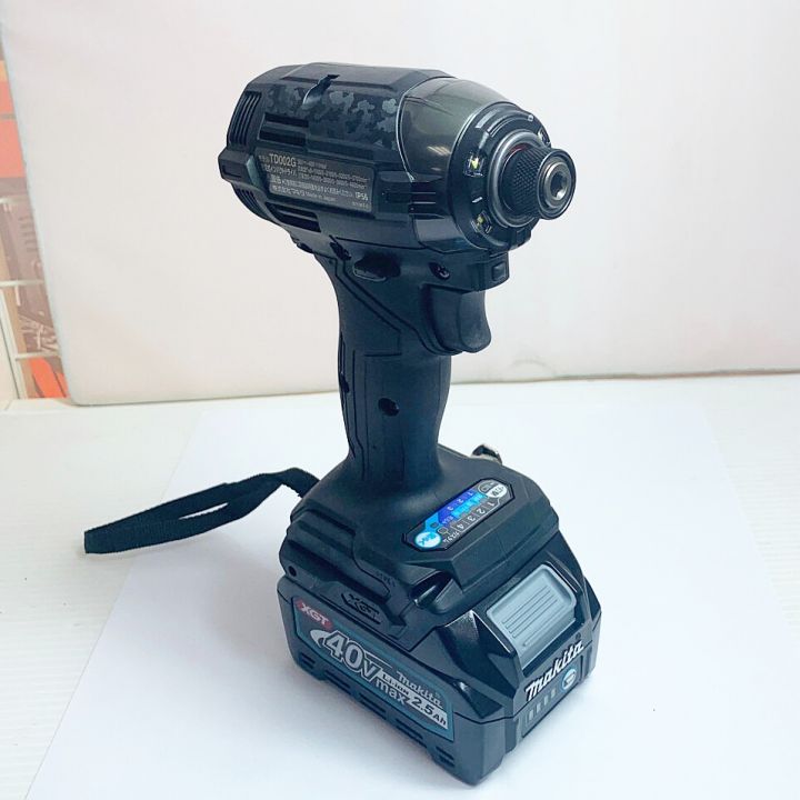 MAKITA マキタ 40V 充電式インパクトドライバ 付属品完備 TD002GRDXB ブラック｜中古｜なんでもリサイクルビッグバン