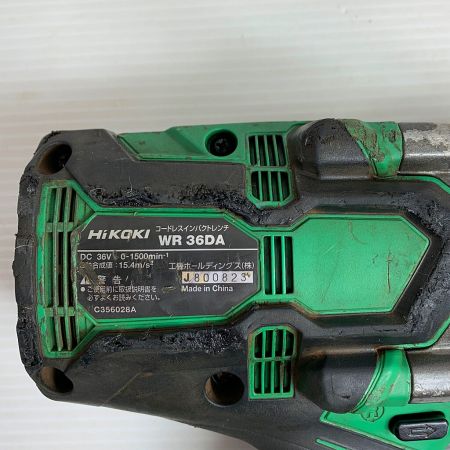  HiKOKI ハイコーキ コードレスインパクトレンチ　本体のみ WR36DA グリーン