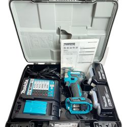 ♭♭ MAKITA マキタ 18V 充電式インパクトドライバ　充電器・充電池2個・ケース付 TD173DRGX ブルー バッテリ―充電回数0回、1回 Aランク