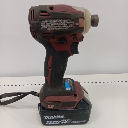 MAKITA マキタ TD172D ブラック 工具 締め付け工具 インパクトドライバ 程度C 充電池1個付 コードレス式 18v 5.0Ah 141 使用感有