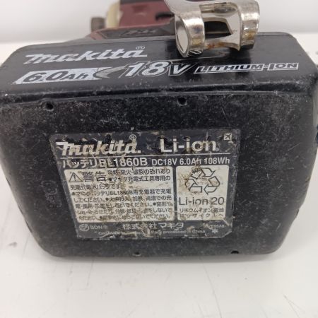 MAKITA マキタ TD172D ブラック 工具 締め付け工具 インパクトドライバ 程度C 充電池1個付 コードレス式 18v 5.0Ah 141 使用感有