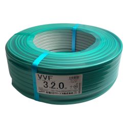 ♭♭ 住電 電材 VVFケーブル　3×2.0　100M ３×2.0 2023.6製造 Sランク