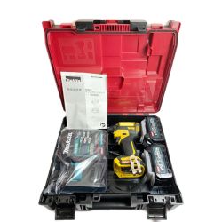 ♭♭ MAKITA マキタ 充電式インパクトドライバ　40ｖ TD002GDXFY イエロー 充電器・充電池2個・ケース付  Sランク