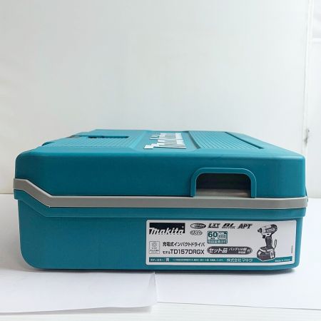  MAKITA マキタ 充電式インパクトドライバ　18V　 TD157DRGX ブルー 充電器・充電池2個・ケース付