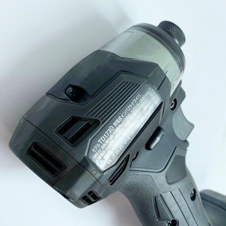  MAKITA マキタ 充電式インパクトドライバ　箱、取扱説明書付 TD173DZB ブラック
