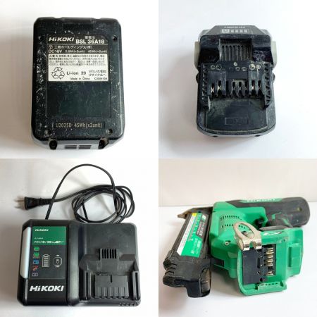  HiKOKI ハイコーキ 40ｍｍ　コードレス仕上げ釘打ち機 NT3640DA バッテリー1個、充電器、ケース付