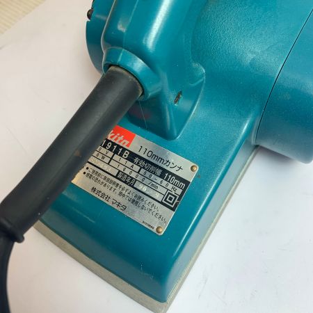  MAKITA マキタ 110ｍｍ　電動カンナ　コード式　本体のみ 1911B ブルー