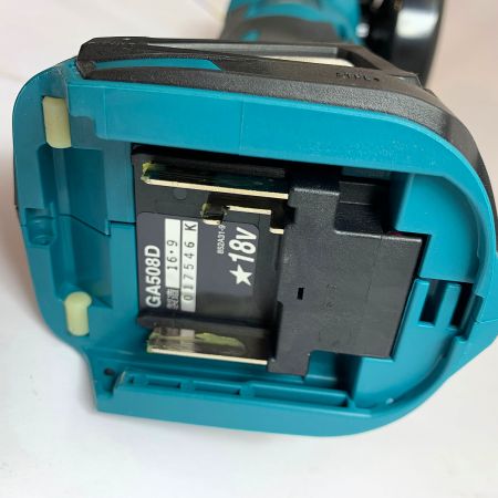  MAKITA マキタ 125ｍｍ充電式ディスクグラインダー GA508D ブルー 充電器・充電池2個・ケース付