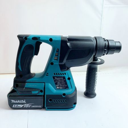  MAKITA マキタ 24ｍｍ充電式ハンマドリル　バッテリー5.0Ah2個/充電回数1回 HR244D ブルー