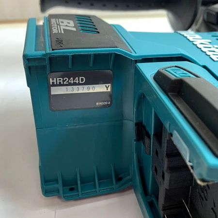  MAKITA マキタ 24ｍｍ充電式ハンマドリル　バッテリー5.0Ah2個/充電回数1回 HR244D ブルー