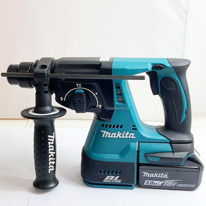 MAKITA マキタ 24ｍｍ充電式ハンマドリル バッテリー5.0Ah2個/充電回数1回 HR244D ブルー｜中古｜なんでもリサイクルビッグバン