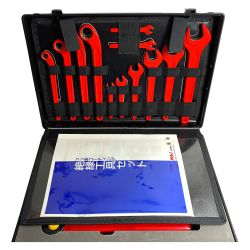 ♭♭ 敬相 絶縁工具セット（フッ素コーティング） ケース付 Bランク