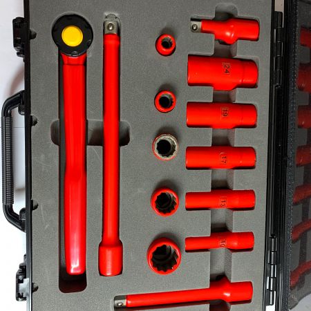  敬相 絶縁工具セット（フッ素コーティング） ケース付