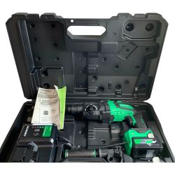 ♭♭ HiKOKI ハイコーキ コードレスロータリハンマドリル DH18DPC(2XP) 充電器・充電池2個・ケース付 Aランク