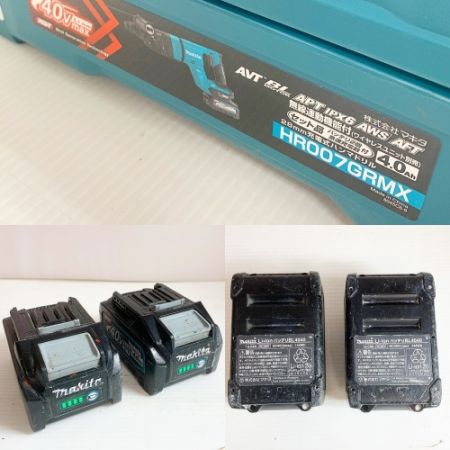  MAKITA マキタ 28mm 充電式ハンマドリル　40V HR007G 充電器・充電池2個・ケース付