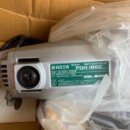  HITACHI 日立 1995年製　長期保管品　180ｍｍ電気ディスクグラインダ PDH-180C グリーン