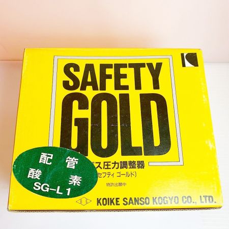  KOIKE  ガス圧力調整器　セフティゴールド　配管アセチレン、酵素 SG-L2/SG-L1