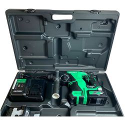 ♭♭ HiKOKI ハイコーキ 28mm コードレスロータリハンマドリル DH36DPA 充電器・充電池2個・ケース付 Aランク