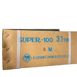 ЗЗ ELEPHANT エレファント チェーンブロック 3.1ｔ SUPER-100 オレンジ Sランク