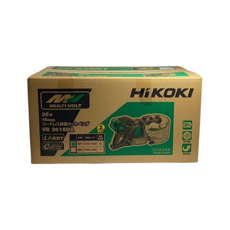  HiKOKI ハイコーキ 36V 16mm コードレス鉄筋カットベンダ VB3616DA 【未開封品】