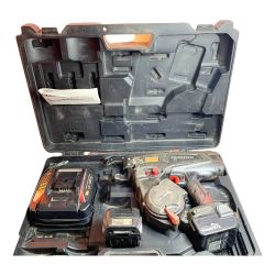 ♭♭ MAX マックス 鉄筋結束機 リバータイア RB-440T 充電器・充電池2個(4.0AH）・ケース付 Cランク