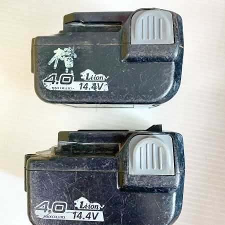  MAX マックス 鉄筋結束機　リバータイア　14.4V RB-440T 充電器・充電池2個・ケース付 キズ、ヨゴレ、記名あり