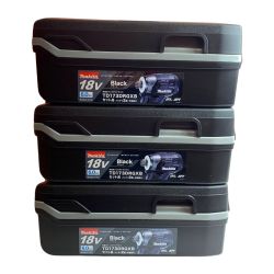 ♭♭ MAKITA マキタ 充電式インパクトドライバ　18V　付属品完備 TD173DRGXB ブラック 【3個まとめ】 Sランク