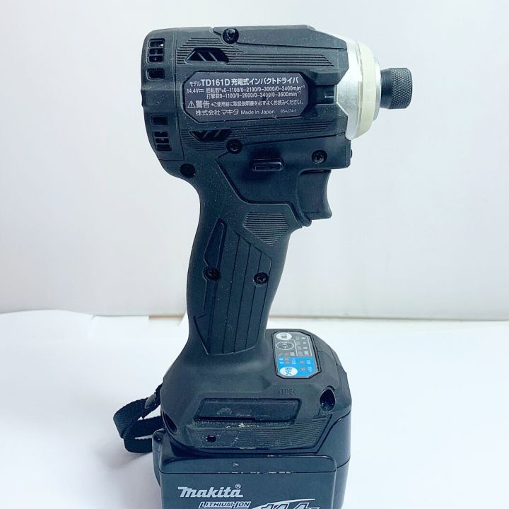 MAKITA マキタ 充電式インパクトドライバ 14.4V 6.0Ah TD161DRGX｜中古 