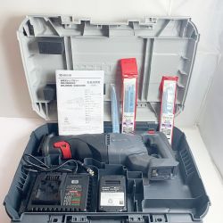♭♭ KYOCERA キョウセラ レシプロソー　充電器・充電池1個・ケース付 コードレス式 18v 　ブレード付 DRJ1830L5 グレー Aランク