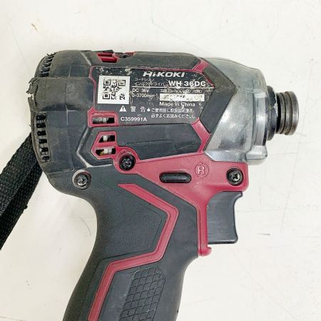  HiKOKI ハイコーキ コードレスインパクトドライバ　充電器　充電池2個　ケース　DC36V WH36DC パープル