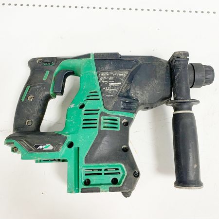  HiKOKI ハイコーキ コードレスロータリハンマドリル DH36DPA グリーン 充電器・充電池2個・ケース付　ビット多数あり