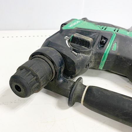  HiKOKI ハイコーキ コードレスロータリハンマドリル DH36DPA グリーン 充電器・充電池2個・ケース付　ビット多数あり