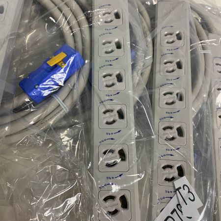   横型OA抜け止め接地タップ6個口×5個入 MR7906NT3 