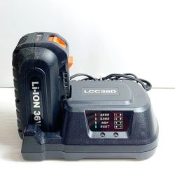 ♭♭ shindaiwa 新ダイワ バッテリー（Li-ION 36V)、充電器セット LBC-360 Bランク