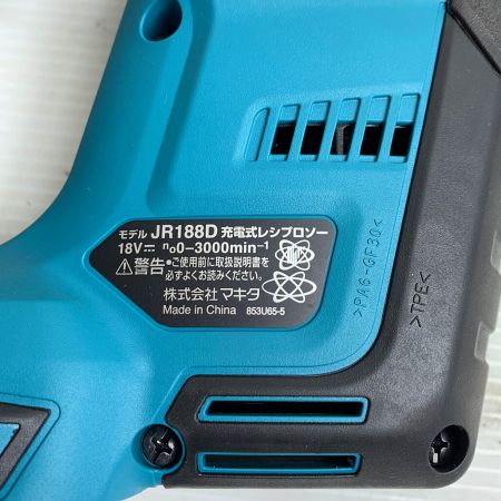  MAKITA マキタ 充電式レシプロソー　18V JR188DZK ケース、刃付き