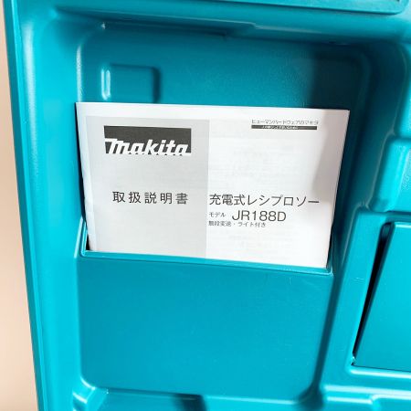  MAKITA マキタ 充電式レシプロソー　18V JR188DZK ケース、刃付き