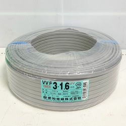 ♭♭ 愛知電線 VVFケーブル  3×1.6 100M  2023年製 Nランク