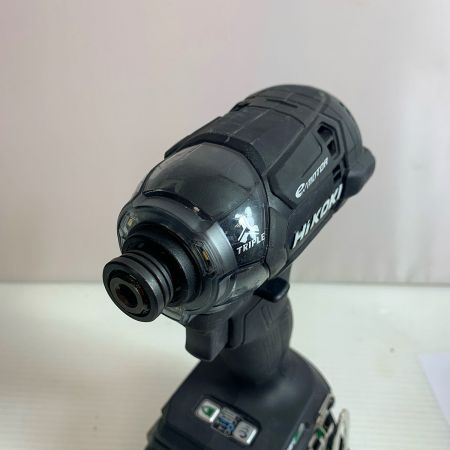  HiKOKI ハイコーキ コードレスインパクトドライバ　本体+バッテリー1個 WH36DC ブラック