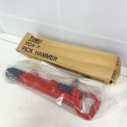 ♭♭ TOKU ピックハンマー　未使用品　長期保管品　一部サビあり TCA-7 レッド Sランク