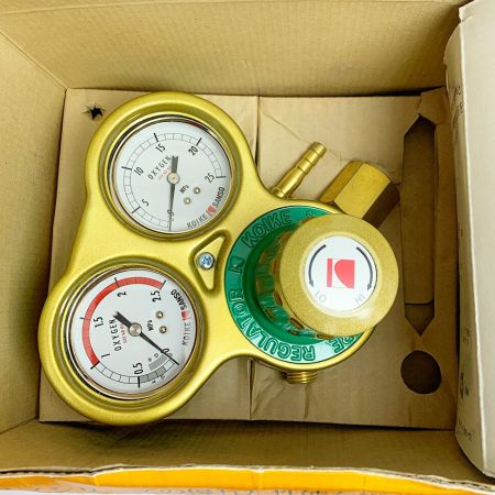  小池酸素株式会社 セフティゴールド　酵素用/アセチレン用  SGⅢ-1　SGⅢ-2  長期保管品　未使用品　ヨゴレあり