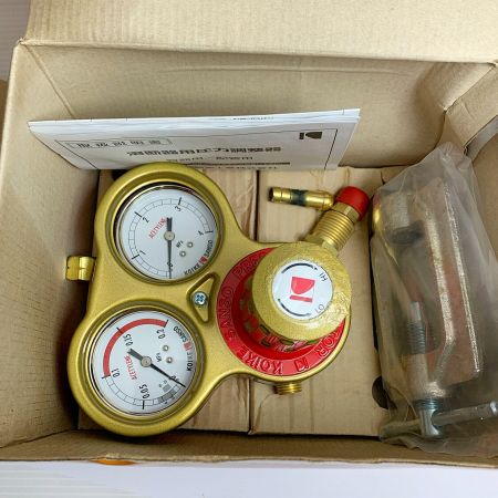  小池酸素株式会社 セフティゴールドⅢ　酵素用/アセチレン用  SGⅢ-1+SGⅢ-2 長期保管品　キズ、ヨゴレあり