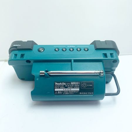  MAKITA マキタ 充電式ラジオ　&　充電器　10.8Vバッテリー×2 BL1013 ブルー